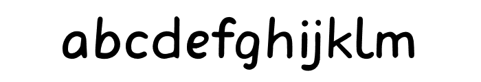 Hellofont ID XiaLeTi Regular Font LOWERCASE