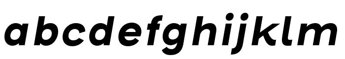 Henderson Sans Basic Bold Italic Font LOWERCASE