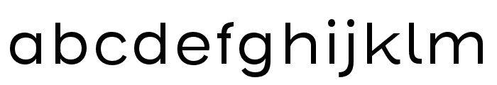 Henderson Sans Basic Regular Font LOWERCASE