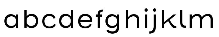 Henderson Sans Regular Font LOWERCASE