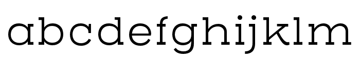 Henderson Slab Light Font LOWERCASE