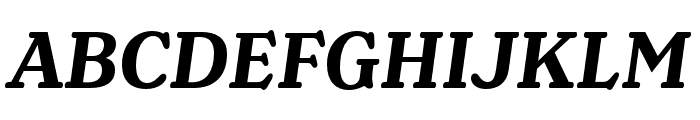 Henriette Condensed Bold Italic Font UPPERCASE