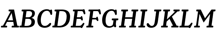 Henriette Condensed Medium Italic Font UPPERCASE