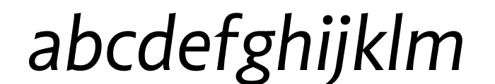 Highgate Italic Font LOWERCASE