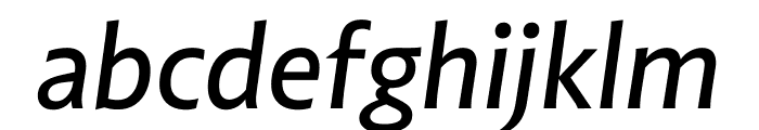 Highgate Medium Italic Font LOWERCASE
