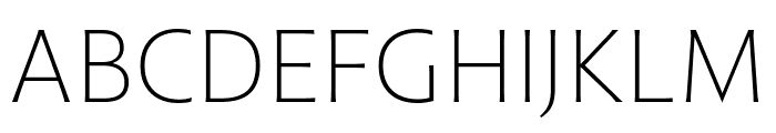 Highgate Thin Font UPPERCASE