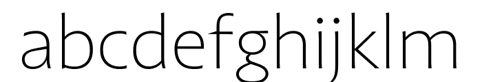 Highgate Thin Font LOWERCASE