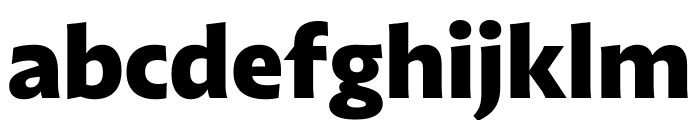 Highgate XBold Font LOWERCASE