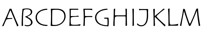 Hoffmann Light Font UPPERCASE
