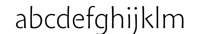 Hoffmann Light Font LOWERCASE