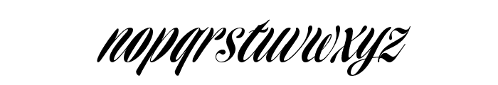 Homage Script Regular Font LOWERCASE