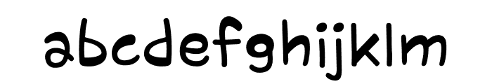 Hoonnuguri Regular Font LOWERCASE