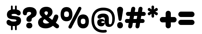 Hoss Round Narrow Black Font OTHER CHARS