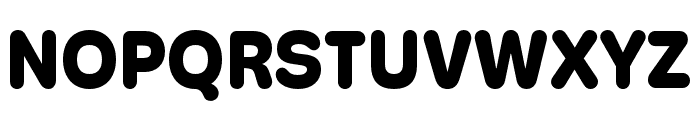 Hoss Round Narrow Black Font UPPERCASE