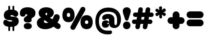 Hoss Round Narrow Ultra Font OTHER CHARS