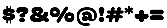 Hoss Round Wide Ultra Font OTHER CHARS