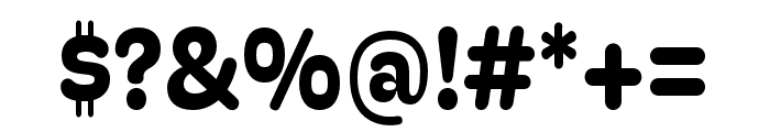 Hoss Round XNarrow Bold Font OTHER CHARS