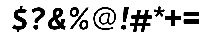 Houschka Pro Bold Italic Font OTHER CHARS