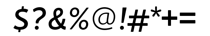 Houschka Pro DemiBold Italic Font OTHER CHARS