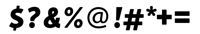 Houschka Pro ExtraBold Italic Font OTHER CHARS