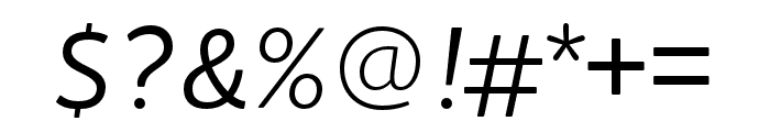 Houschka Pro Medium Italic Font OTHER CHARS
