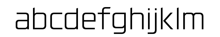 Hyperspace Race Light Font LOWERCASE