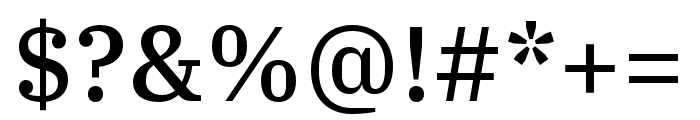 IBM Plex Serif Medium Font OTHER CHARS