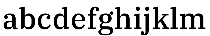 IBM Plex Serif Medium Font LOWERCASE