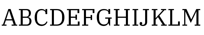 IBM Plex Serif Regular Font UPPERCASE