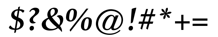 ITC Giovanni Std Bold Italic Font OTHER CHARS