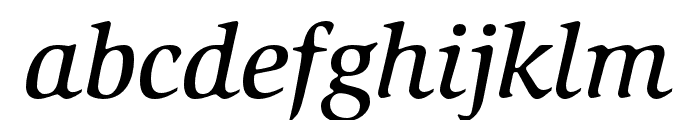 ITC Slimbach Std Medium Italic Font LOWERCASE