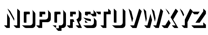 Industry Inc 3D Font LOWERCASE