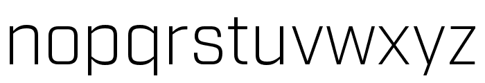 Industry Light Font LOWERCASE