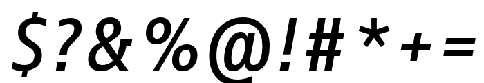 Info Correspondence Pro Medium Italic Font OTHER CHARS