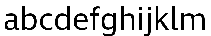 Ingra Regular Font LOWERCASE