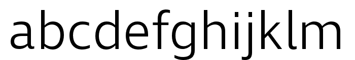 Ingra Wd UltraLight Font LOWERCASE