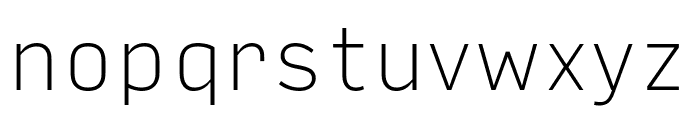Input Sans Condensed Thin Font LOWERCASE