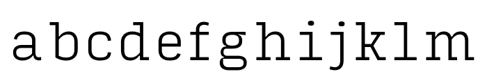 Input Serif Compressed Extra Light Font LOWERCASE