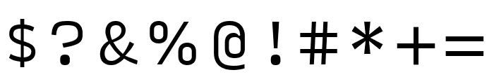 Input Serif Compressed Light Font OTHER CHARS