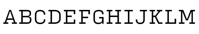 Input Serif Compressed Light Font UPPERCASE