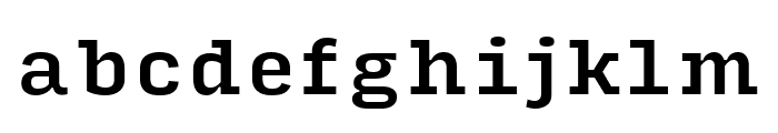 Input Serif Compressed Medium Font LOWERCASE