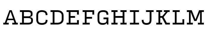 Input Serif Compressed Regular Font UPPERCASE