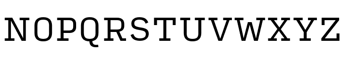 Input Serif Compressed Regular Font UPPERCASE