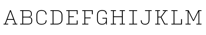 Input Serif Compressed Thin Font UPPERCASE