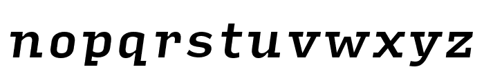 Input Serif Condensed Medium Italic Font LOWERCASE