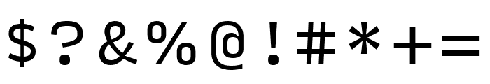 Input Serif Condensed Regular Font OTHER CHARS