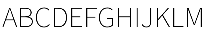 IrohakakuC ExtraLight Font UPPERCASE