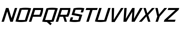 Ironstrike Semibold Italic Font UPPERCASE