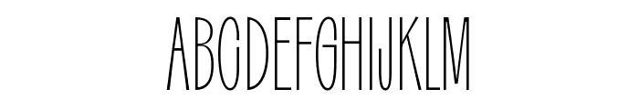 Irregardless Variable Light Font UPPERCASE