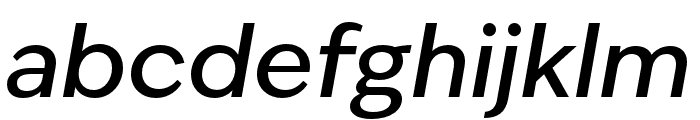 IvyEpic Medium Italic Font LOWERCASE